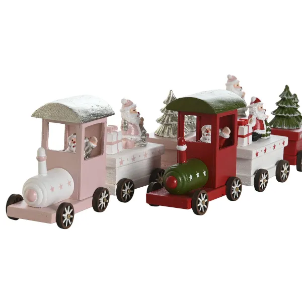 Ziemassvētku Nieciņš DKD Home Decor Sarkans Zaļš 35,5 x 5 x 8,8 cm (2 gb.)
