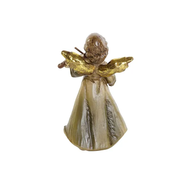 Joulukuusenpallo DKD Home Decor Monivärinen Enkeli 6 x 3,9 x 9,8 cm (4 osaa)