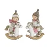 Ziemassvētku Nieciņš DKD Home Decor Daudzkrāsains 8,8 x 4,8 x 12,5 cm (2 gb.)
