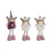 Ziemassvētku Nieciņš DKD Home Decor Daudzkrāsains Elfs 13 x 7 x 35 cm (3 gb.)