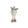 Joulukuusenpallo DKD Home Decor Monivärinen Haltia 13 x 7 x 35 cm (3 osaa)