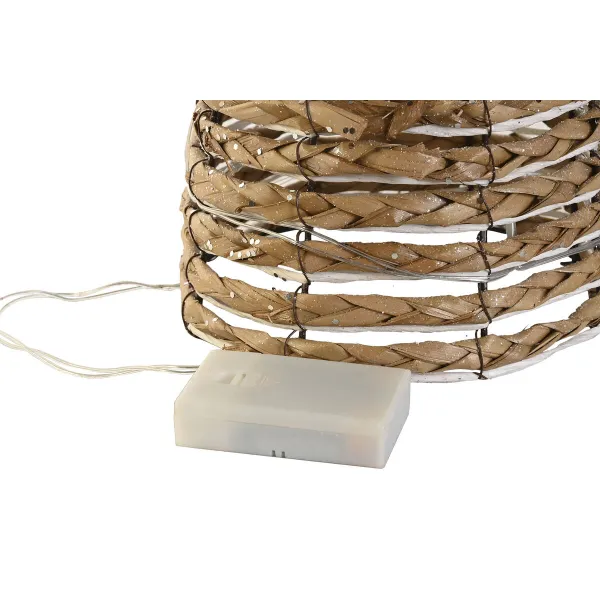 Kalėdų papuošalai DKD Home Decor Balta Natūralus 20 x 20 x 80 cm (3 Dalys)