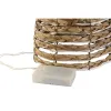 Kalėdų papuošalai DKD Home Decor Balta Natūralus 20 x 20 x 80 cm (3 Dalys)