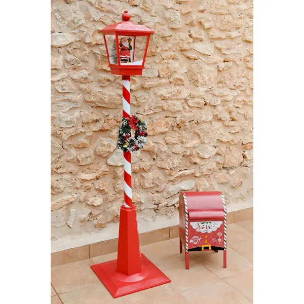 Ziemassvētku Nieciņš DKD Home Decor Dzeltens Balts Melns Sarkans Pastkaste 28,5 x 26,5 x 52 cm