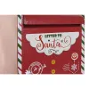 Kalėdų papuošalai DKD Home Decor Geltona Balta Juoda Raudona Pašto dėžutė 28,5 x 26,5 x 52 cm