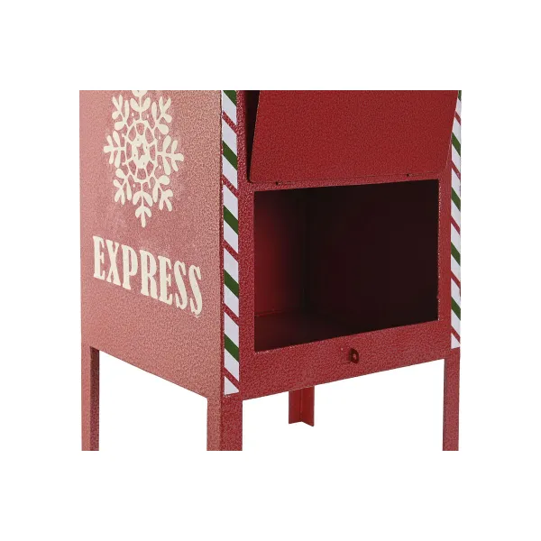 Joulukuusenpallo DKD Home Decor Keltainen Valkoinen Musta Punainen Postilaatikko 28,5 x 26,5 x 52 cm