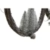 Ziemassvētku vainags DKD Home Decor Dabisks pīts Ananāss Sniegputenis 46 x 7 x 46 cm (2 gb.)