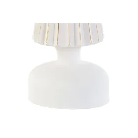 Новогоднее украшение DKD Home Decor Белый Позолоченный 9 x 9 x 25 cm (2 штук)