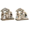 Seimikuvaelma DKD Home Decor Sininen Valkoinen Ruskea Hartsi 20 x 7 x 17,5 cm (2 osaa)