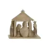 Kalėdų prakartėlės scena DKD Home Decor Mėlyna Ruda Auksinis Derva 17 x 7 x 15,5 cm 7 x 7 x 15,5 cm (2 vnt.)