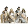 Christmas nativity set DKD Home Decor Blue White Brown Silver Resin 23,5 x 16 x 32 cm (2 Units)
