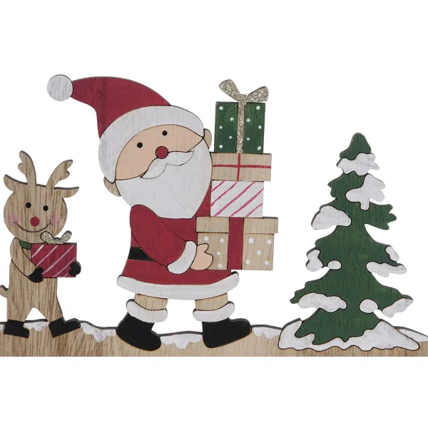 Рождественский календарь DKD Home Decor Деревянный MDF 45 x 1 x 19 cm 45 x 2 x 19 cm (2 штук)