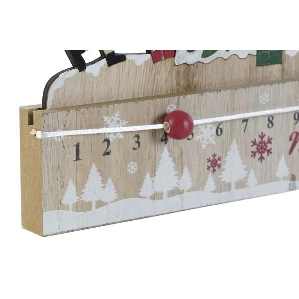 Рождественский календарь DKD Home Decor Деревянный MDF 45 x 1 x 19 cm 45 x 2 x 19 cm (2 штук)