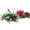 Вуаль DKD Home Decor Красный Зеленый 20 x 20 x 9 cm 8 x 8 x 9 cm (2 штук)