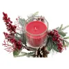 Вуаль DKD Home Decor Красный Зеленый 20 x 20 x 9 cm 8 x 8 x 9 cm (2 штук)