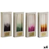 Žvakių rinkinys DKD Home Decor Dvispalviais 2 x 2 x 25 cm 2 x 2 x 20 cm 4 Dalys (4 vnt.)