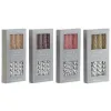 Набор свечей DKD Home Decor Двухцветный 2 x 2 x 18,5 cm 4 Предметы (4 штук)