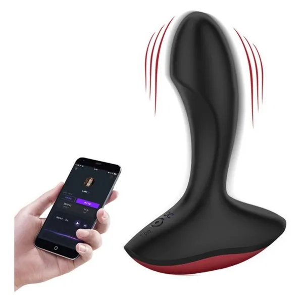 Prostate Massager Magic Motion Solstice Black/Red