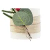 LED Küünal DKD Home Decor Valge 7 x 7 x 12 cm (AA)