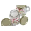 Вуаль DKD Home Decor Белый Позолоченный Рождество 8 x 5 x 9 cm (3 штук)