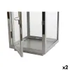 Lantern DKD Home Decor Golden Silver Aluminium Crystal 14 x 14 x 35 cm (2 Units)
