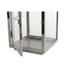 Фонарь DKD Home Decor Bronza Sudrabains Alumīnijs Stikls 14 x 14 x 35 cm (2 gb.)