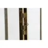 Lantern DKD Home Decor Golden Silver Aluminium Crystal 14 x 14 x 35 cm (2 Units)