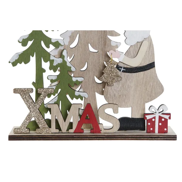 Ziemassvētku Nieciņš DKD Home Decor Daudzkrāsains 18 x 5 x 20 cm (2 gb.)