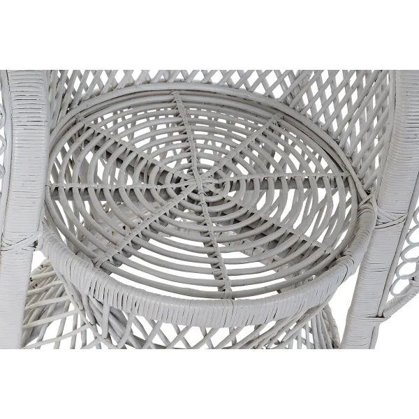 Puutarhasohva DKD Home Decor Valkoinen 102 x 66 x 146 cm 97 x 66 x 144 cm