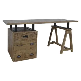 Rašomasis stalas DKD Home Decor 160 x 80 x 75 cm Metalinis Mango mediena