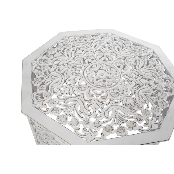 Diivanilaud DKD Home Decor Puit MDF 84 x 84 x 46 cm
