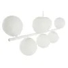 Kattolamppu DKD Home Decor 98 x 45 x 30 cm Kristalli Metalli Valkoinen 50 W