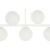 Потолочный светильник DKD Home Decor 98 x 45 x 30 cm Стеклянный Металл Белый 50 W