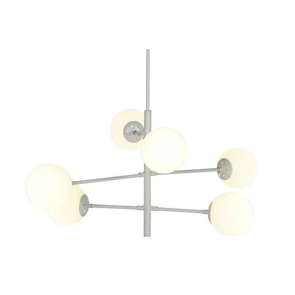 Kattolamppu DKD Home Decor 96 x 73 x 50 cm Kristalli Metalli Valkoinen 50 W