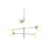Kattolamppu DKD Home Decor 96 x 73 x 50 cm Kristalli Metalli Valkoinen 50 W