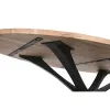 Pusdienu galds DKD Home Decor Metāls Akācija 200 x 110 x 76 cm