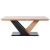 Centrinis stalas DKD Home Decor Metalinis Akacija 115 x 60 x 45 cm