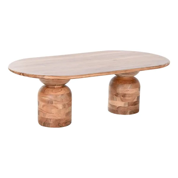 Centrālais galds DKD Home Decor Akācija 135 x 75 x 45 cm