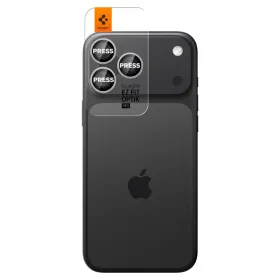 Spigen Optik Pro GLAS.TR EZ Fit Camera Protector 2-Pack - Glass Lens Protector for iPhone 16 Pro / 16 Pro Max / 17 Pro / 17 Pro 