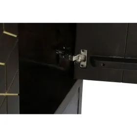 Skapītis DKD Home Decor 100 x 40 x 175 cm Melns Metāls Akācija