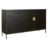 Indauja DKD Home Decor Juoda Auksinis Metalinis Akacija 160 x 40 x 90 cm