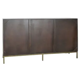 Bufete DKD Home Decor Melns Bronza Tumši brūns Metāls Akācija 160 x 40 x 90 cm