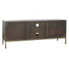 ТВ шкаф DKD Home Decor 140 x 40 x 55 cm Чёрный Металл древесина акации