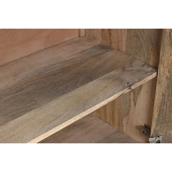 Bufete DKD Home Decor Balts Krēmkrāsa Mango koks 180 x 40 x 80 cm