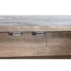 Sideboard DKD Home Decor Dark brown Dark grey Metal Mango wood 180 x 40 x 80 cm