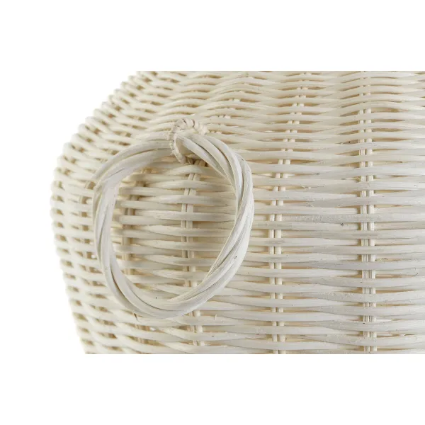 Pöytälamppu DKD Home Decor Valkoinen Ruskea 50 W 220 V 42 x 42 x 70 cm