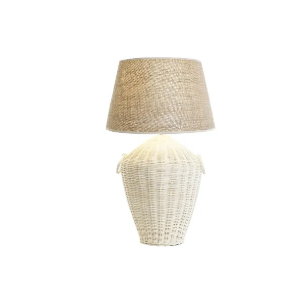 Настольная лампа DKD Home Decor Белый Коричневый 50 W 220 V 42 x 42 x 70 cm
