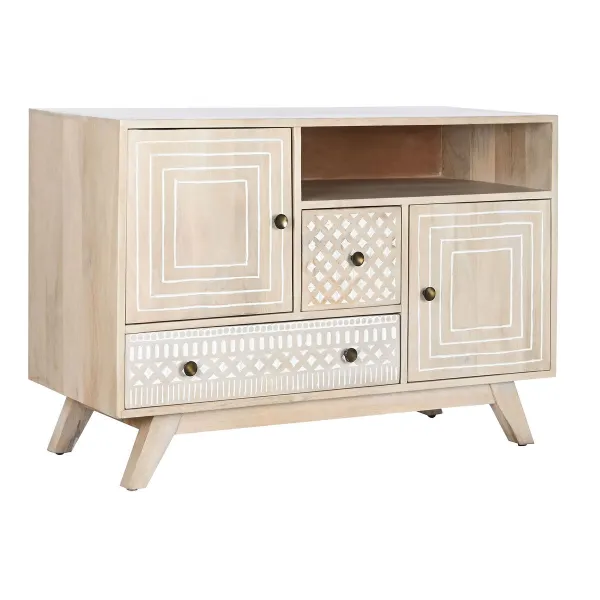 Indauja DKD Home Decor Balta Natūralus Mango mediena 115 x 42 x 75 cm