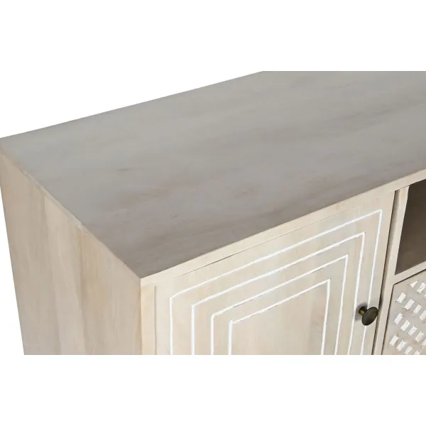 Устройство DKD Home Decor Белый Натуральный Древесина манго 115 x 42 x 75 cm