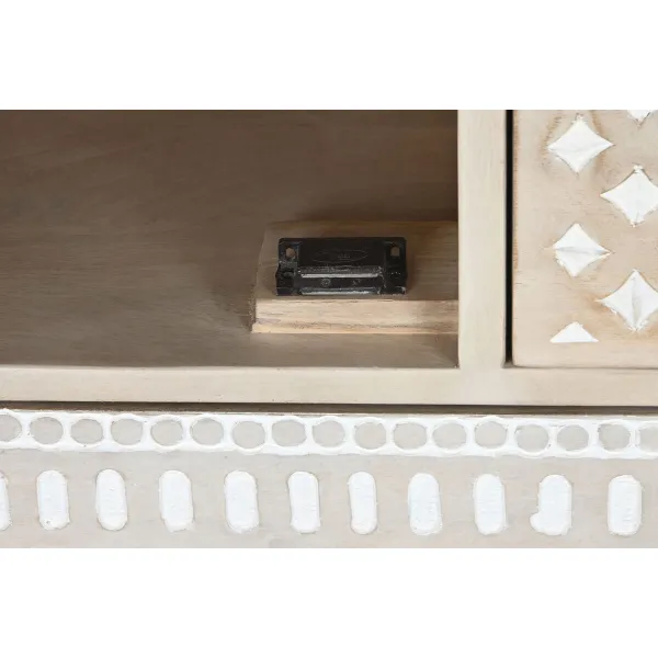 Indauja DKD Home Decor Balta Natūralus Mango mediena 115 x 42 x 75 cm